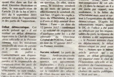 VPM/MMM : L’ORTM se défile