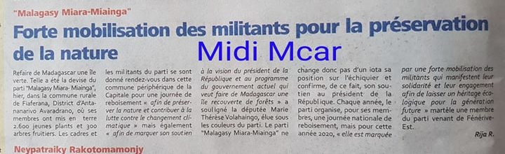 Forte mobilisation des militants pour la préservation de la nature
