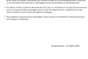 communiqué n°002/2025